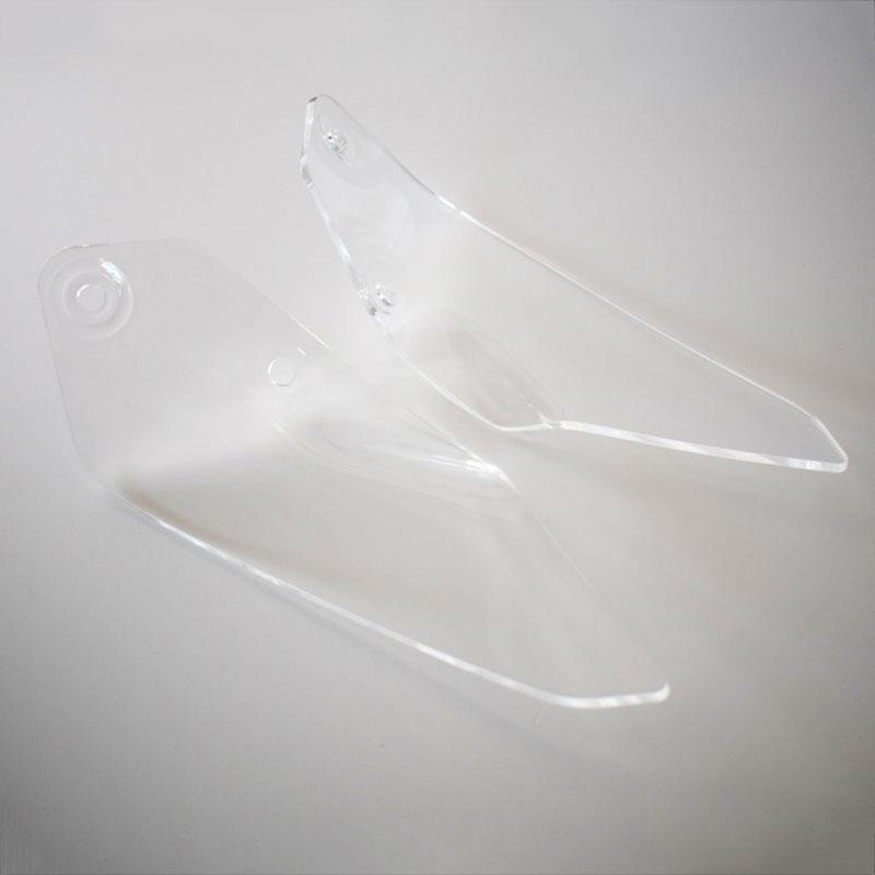 R 1200GSA and R 1250GSA Side Deflectors – Clear - L'atelier Bleu Motostore