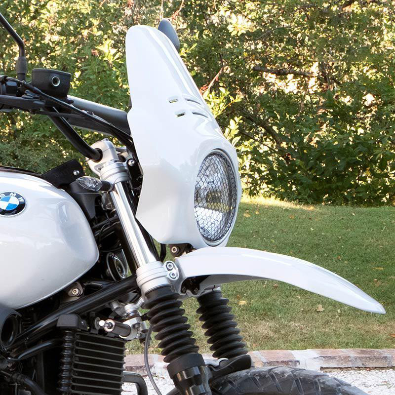 Tête de fourche Fenouil pour Urban GS Blanc Light wight - L'atelier Bleu Motostore