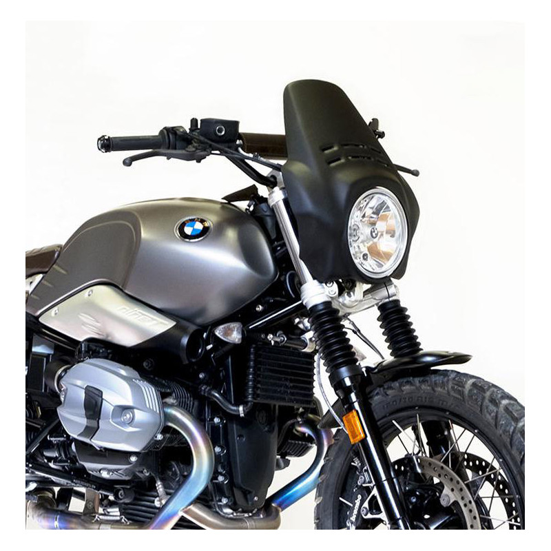 Fenouil fork crown for the R nineT Scrambler and Pure in matt black – L'atelier Bleu Motostore