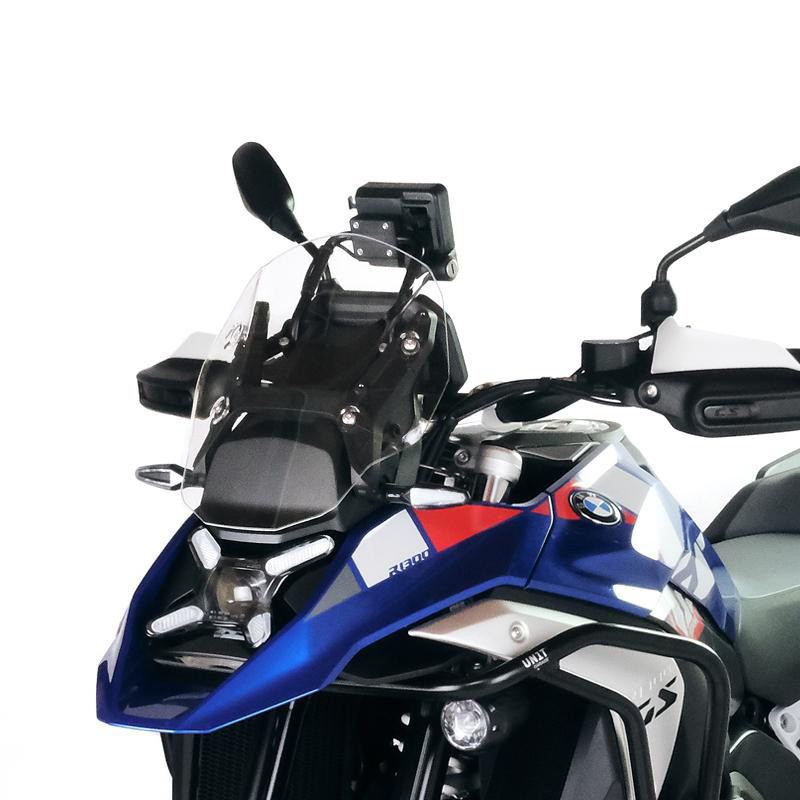 S-type wind deflector (without radar) for the R 1300GS – Transparent – L'atelier Bleu Motostore