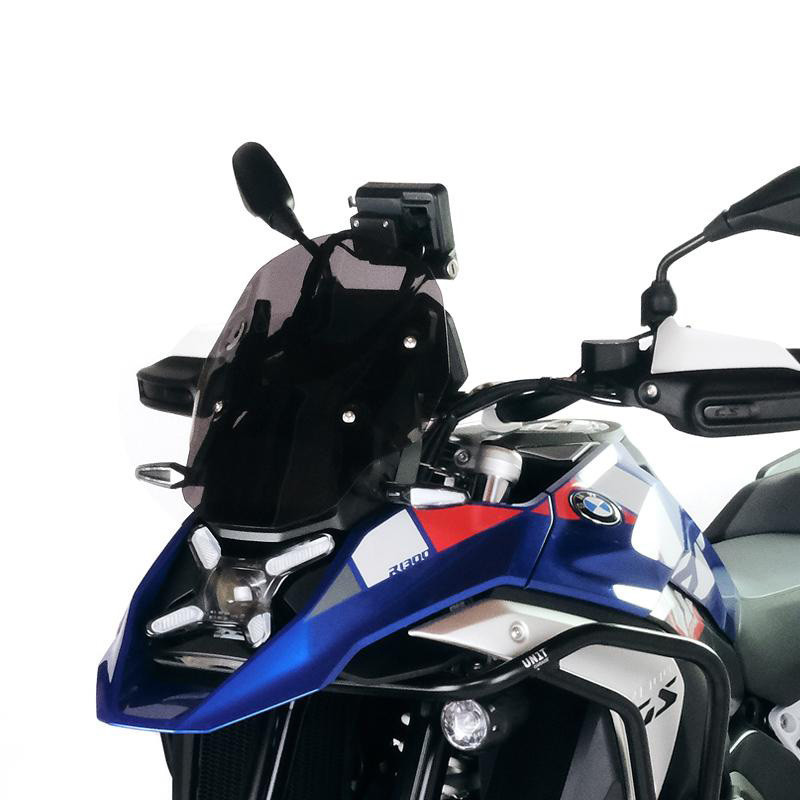 S-series windscreen (without radar) for R 1300GS, Smoked Black – L'atelier Bleu Motostore
