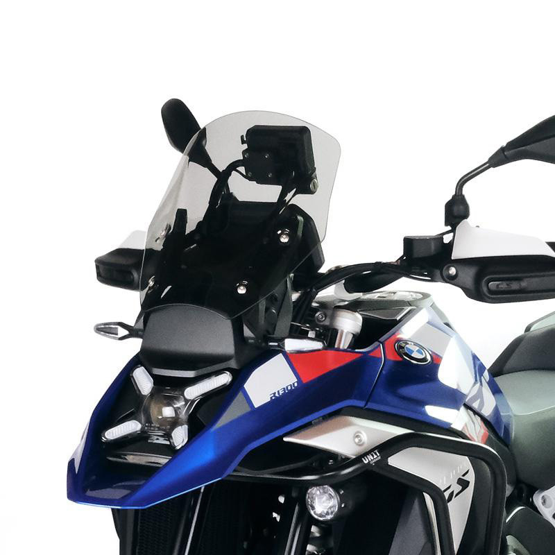  Saute vent M avec radar pour R 1300GS fumé clair - L'atelier Bleu Motostore