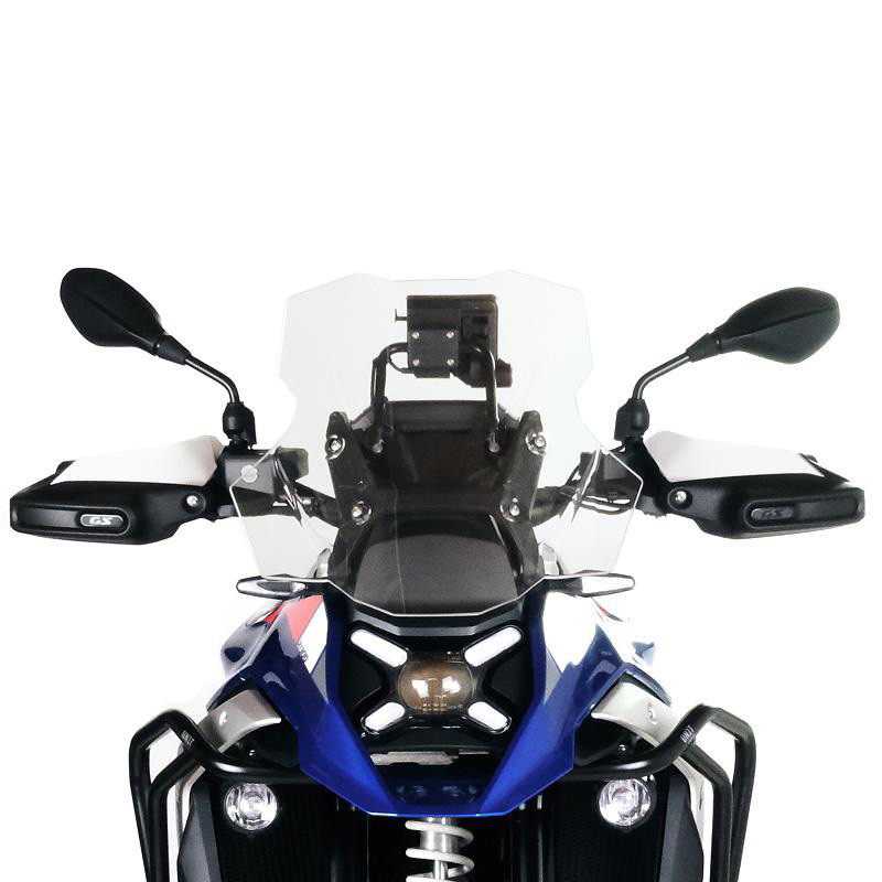 L-size wind deflector (without radar) with deflectors for the R 1300GS – Transparent – L'atelier Bleu Motostore