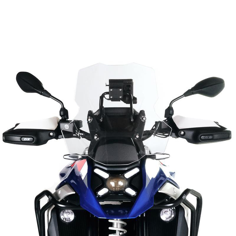 XL wind deflector (without radar) with deflectors for the R 1300GS – Transparent – L'atelier Bleu Motostore