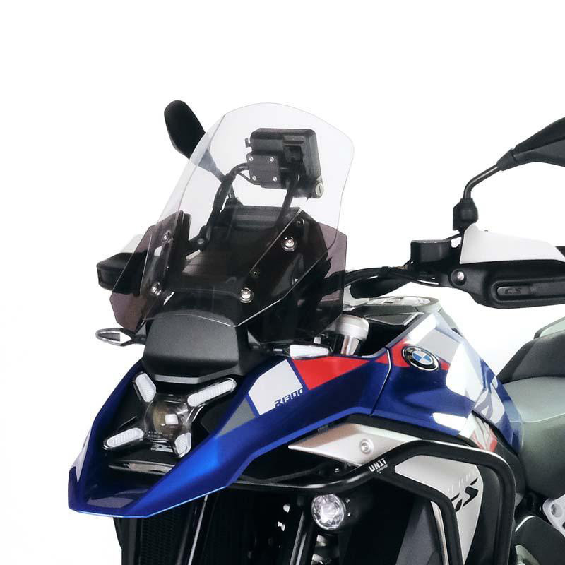 M Side Deflectors for R 1300GS Smoked Black - L'atelier Bleu Motostore