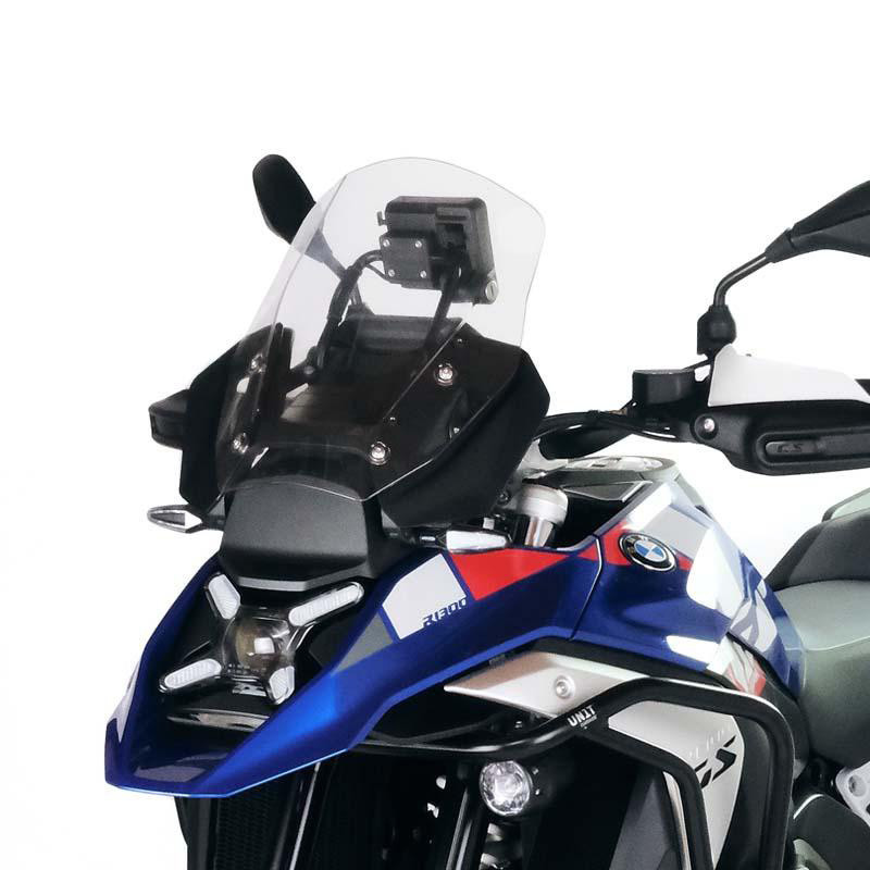 L-shaped side deflectors for R 1300GS, opaque black plastic - L'atelier Bleu Motostore