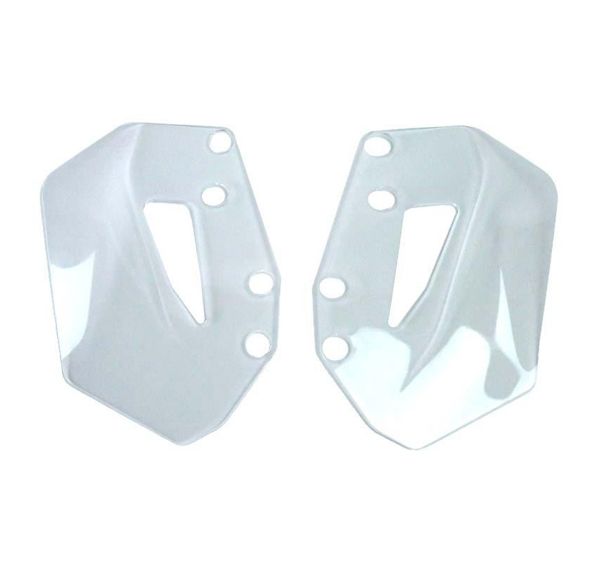 L-shaped side deflectors for the R 1300GS, clear - L'atelier Bleu Motostore