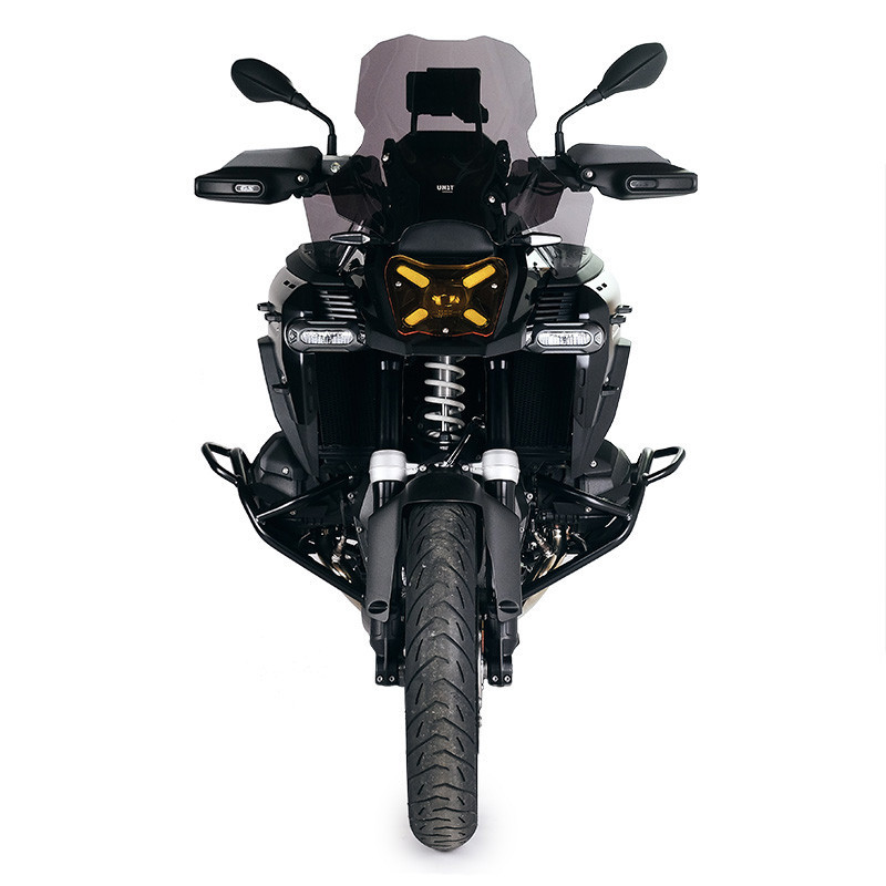Touring windscreen with radar for the R 1300GS ADV, Smoked Black – L'atelier Bleu Motostore