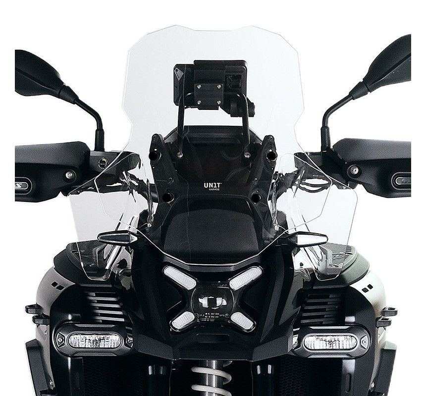Side deflectors for the R 1300GS ADV, clear - L'atelier Bleu Motostore
