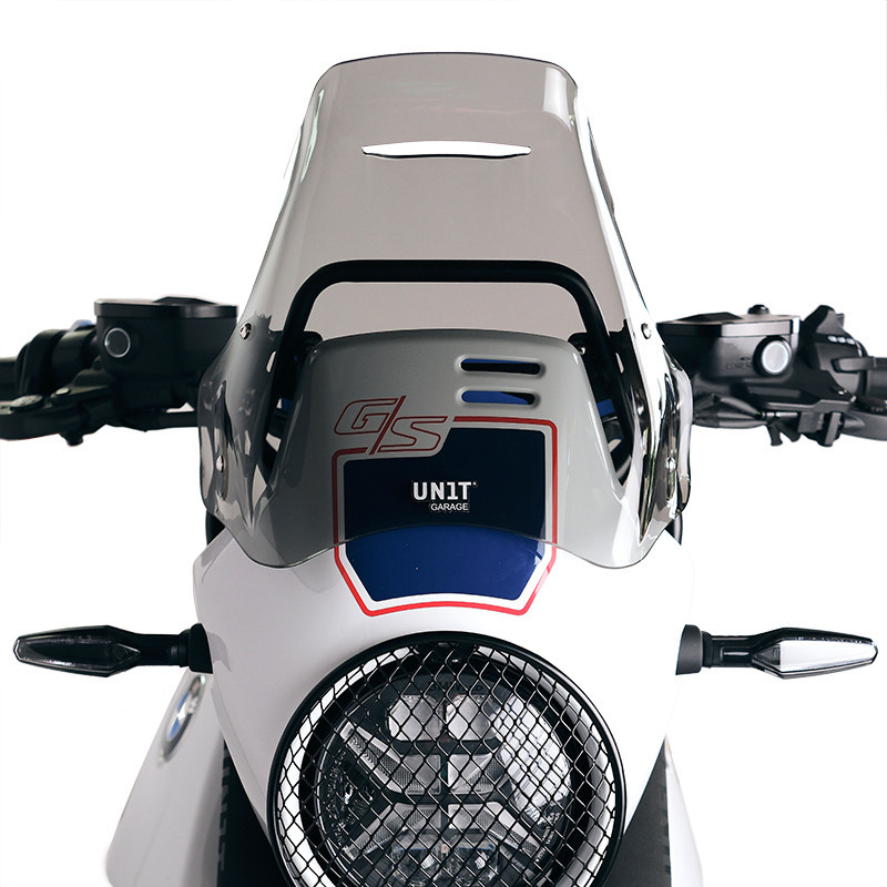 Genuine wind deflector extension for the R 12 G/S in light tinted - L'atelier Bleu Motostore
