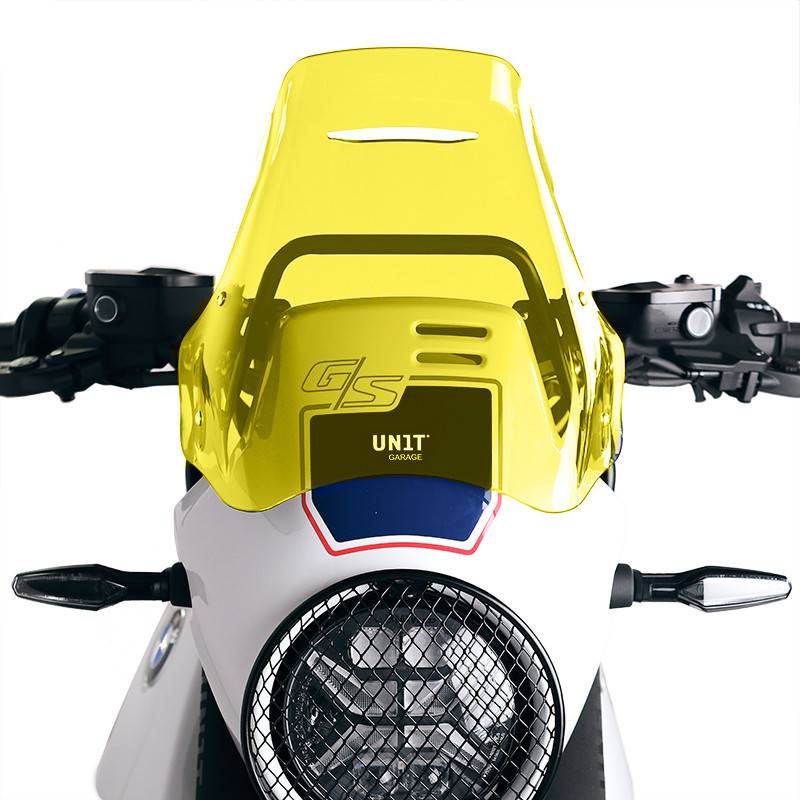 Original wind deflector extension for the R 12 G/S – Yellow – L'atelier Bleu Motostore
