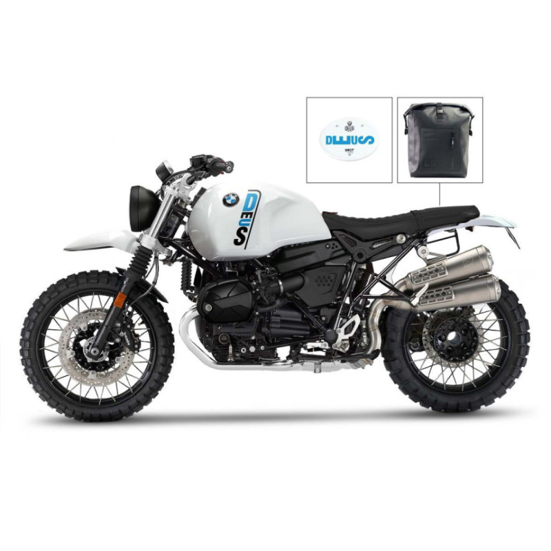 Kit Origin Deus Enduro blanc pour R nineT Scrambler E5 - L'atelier Bleu Motostore