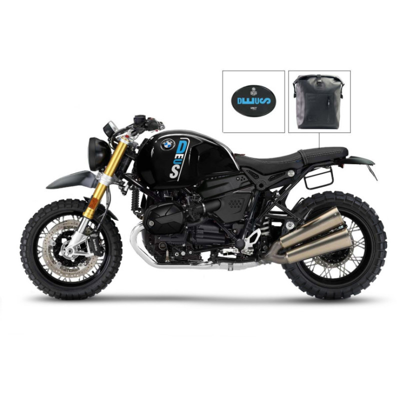 Origin Deus Enduro Kit in black for the R nineT Roadster E5 - L'atelier Bleu Motostore