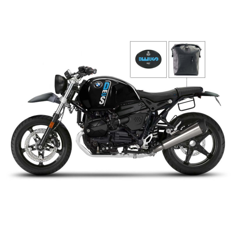Origin Deus Enduro Kit in black for the R nineT Pure E5 - L'atelier Bleu Motostore