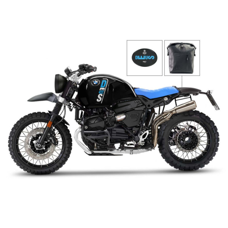 Deus Enduro Black Factory Kit for R nineT Urban G/S with low-mounted exhaust E5 - L'atelier Bleu Motostore