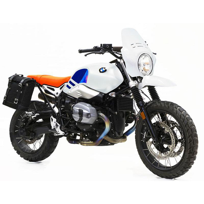 Fenouil fork crown + front mudguard for R nineT Urban GS White Lightweight – L'atelier Bleu Motostore