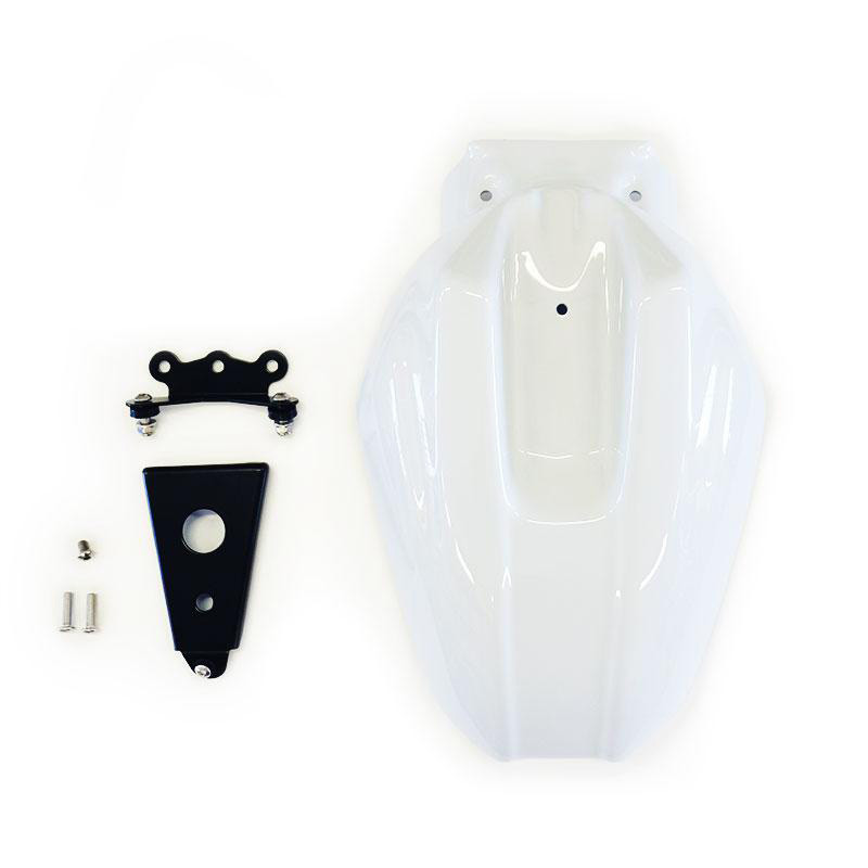High mudguard for R nineT Urban GS White Lightweight - L'atelier Bleu Motostore