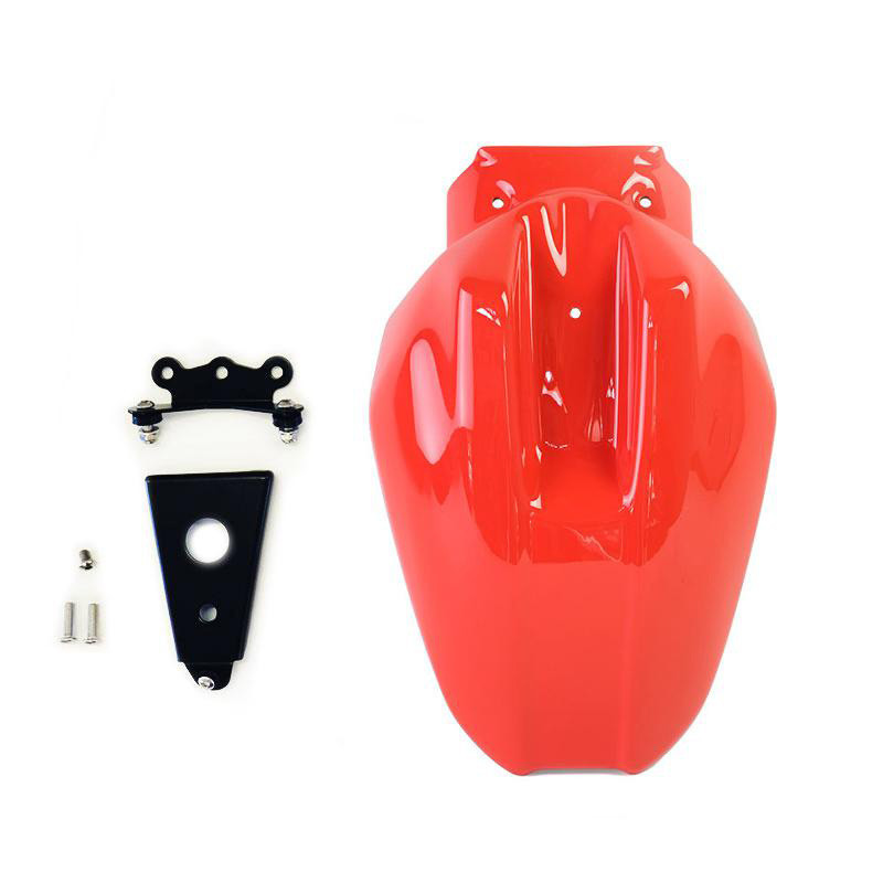 High mudguard for the R nineT Urban GS in red – L'atelier Bleu Motostore