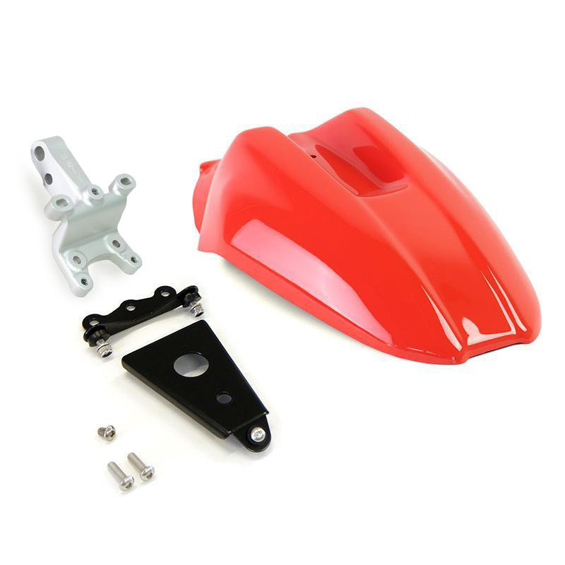 High mudguard for the R nineT Scrambler and Pure Rouge - L'atelier Bleu Motostore