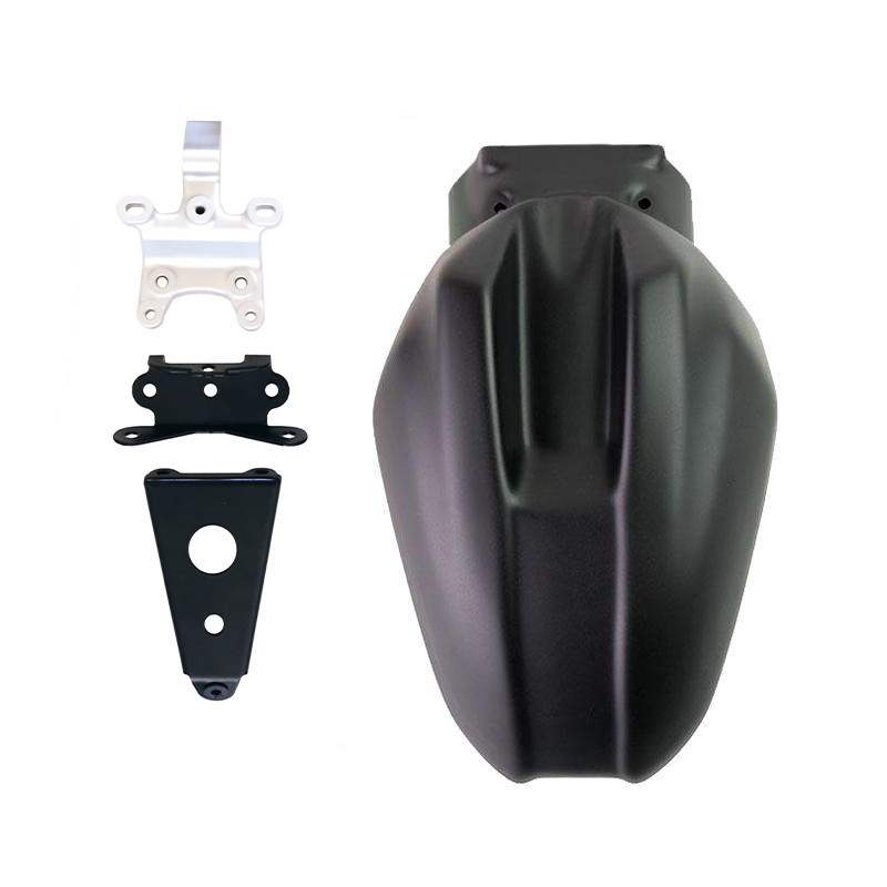 High mudguard for R 12 nineT, matt black - L'atelier Bleu Motostore