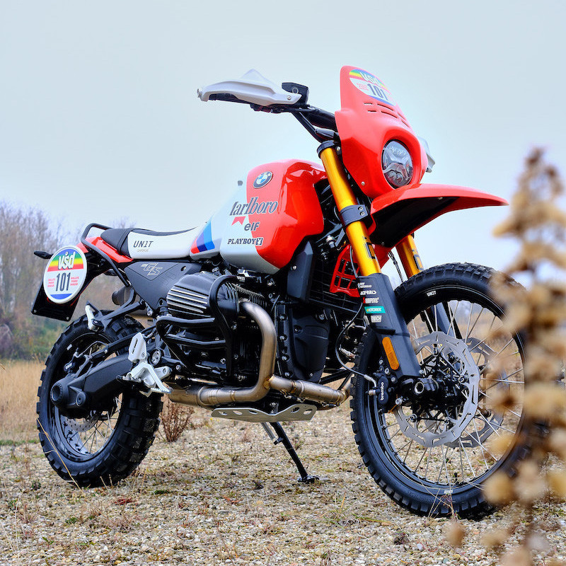 Genuine front mudguard for the R 12 G/S in red – L'atelier Bleu Motostore