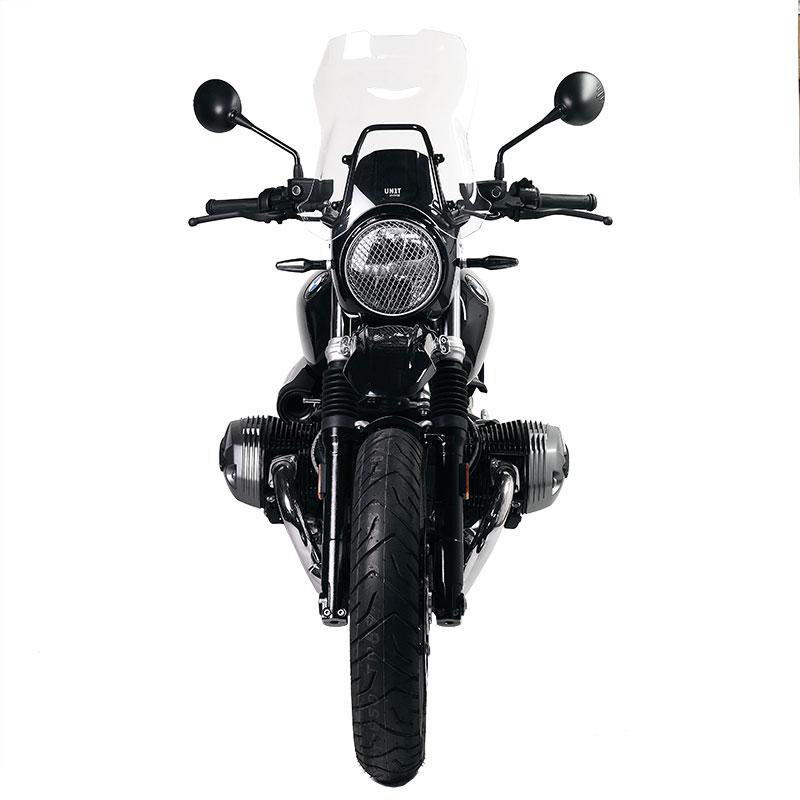 Saute vent XL + support GPS pour R nineT Urban GS Transparent - L'atelier Bleu Motostore