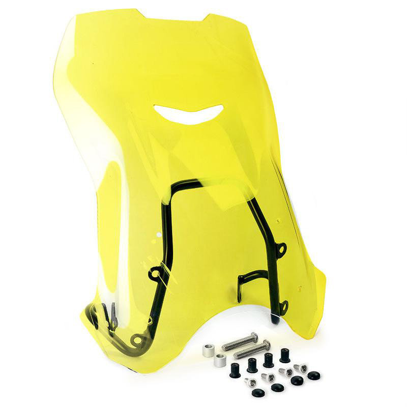 Saute vent XL + support GPS pour R nineT Urban GS Jaune - L'atelier Bleu Motostore