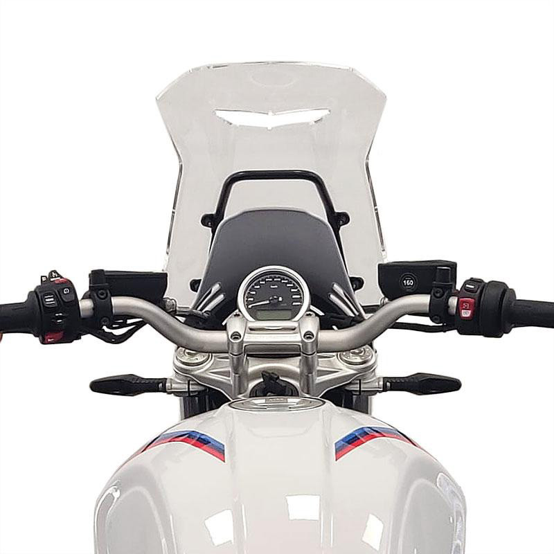 Wind deflector + GPS mount for R nineT Urban GS, Transparent - L'atelier Bleu Motostore