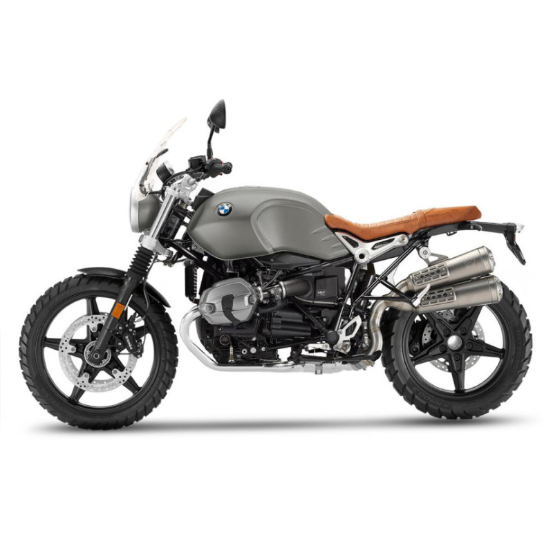  Saute vent + support GPS pour R nineT Scrambler et Pure Transparent - L'atelier Bleu Motostore