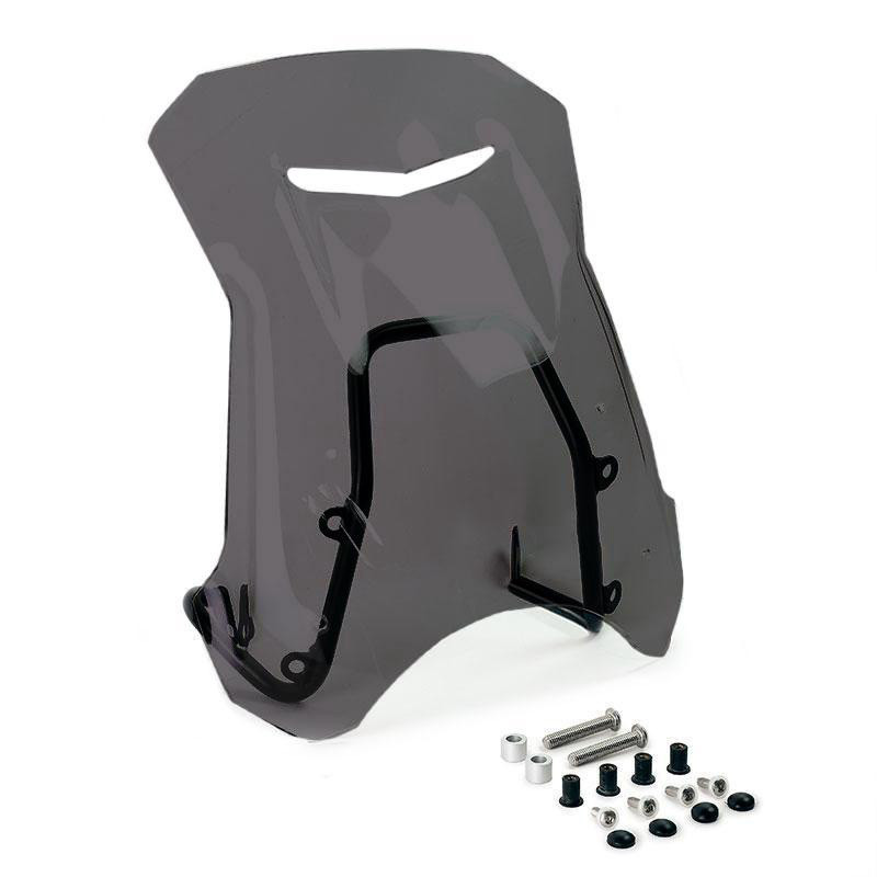Saute vent + support GPS pour R nineT Scrambler et Pure Noir Fumé - L'atelier Bleu Motostore