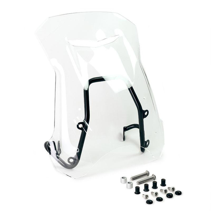 Saute vent + support GPS pour R nineT Transparent - L'atelier Bleu Motostore
