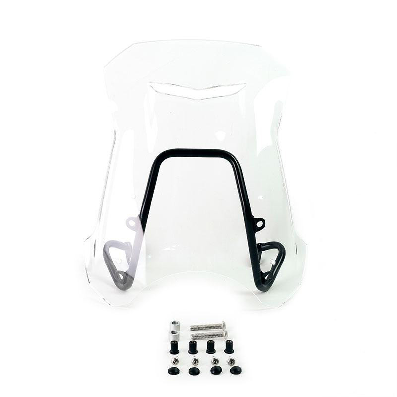 Wind deflector + GPS mount for R nineT, transparent - L'atelier Bleu Motostore