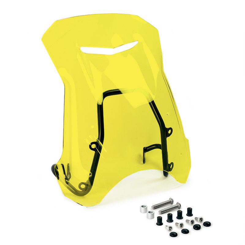 Wind deflector + GPS mount for R nineT, Yellow - L'atelier Bleu Motostore