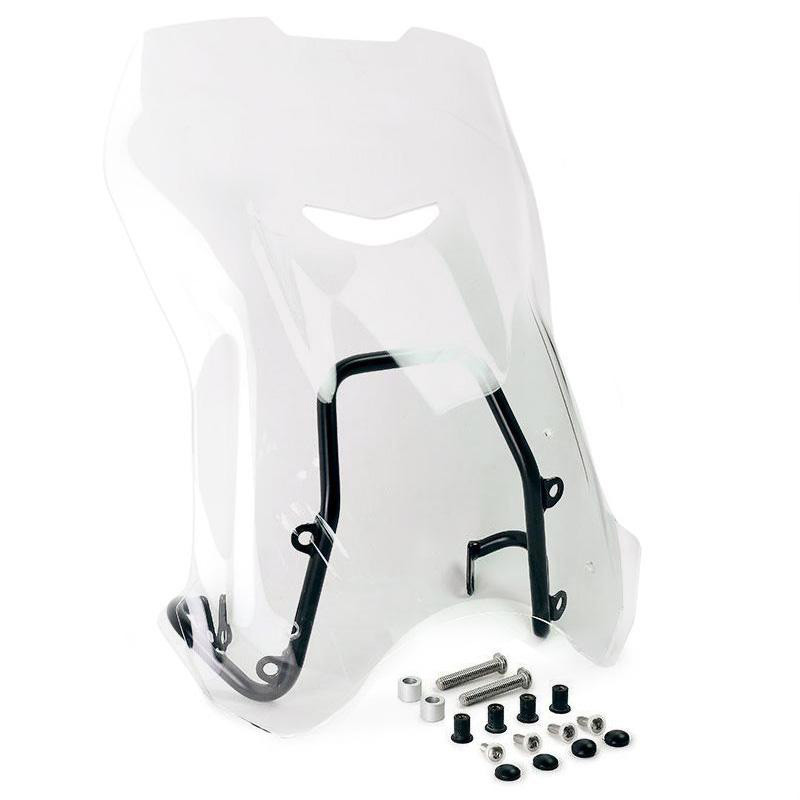 XL Windscreen + GPS Mount for R nineT – Transparent - L'atelier Bleu Motostore