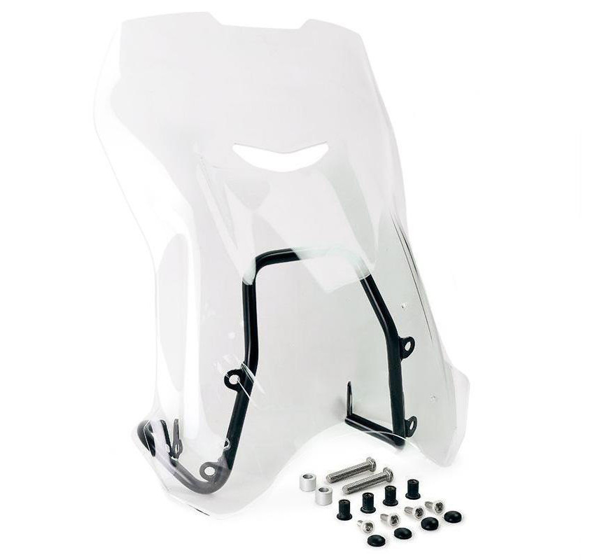 Saute vent XL + support GPS pour R 12 nineT Transparent - L'atelier Bleu Motostore