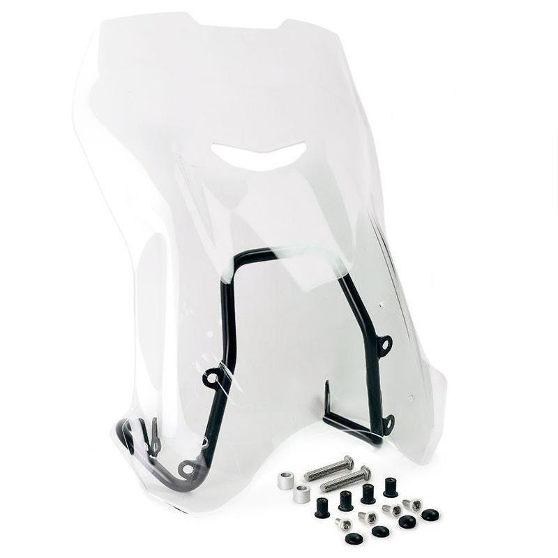 Saute vent XL + support GPS pour R 12 nineT Transparent - L'atelier Bleu Motostore