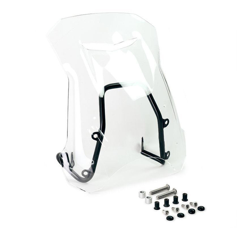 Saute vent + support GPS pour R 12 nineT Transparent - L'atelier Bleu Motostore