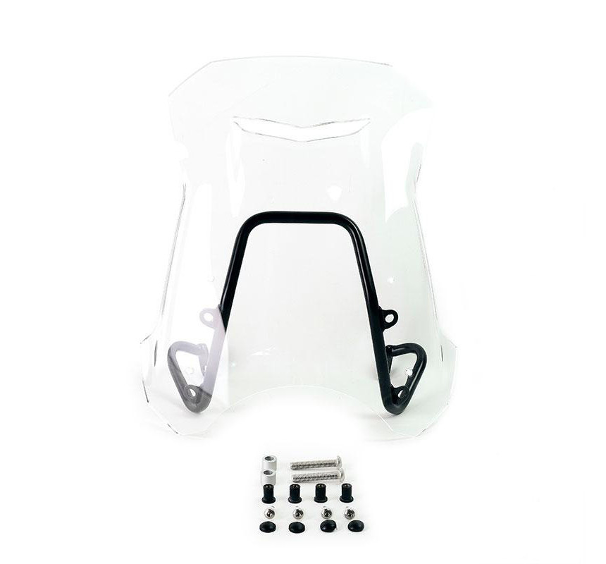  Saute vent + support GPS pour R 12 nineT Transparent - L'atelier Bleu Motostore