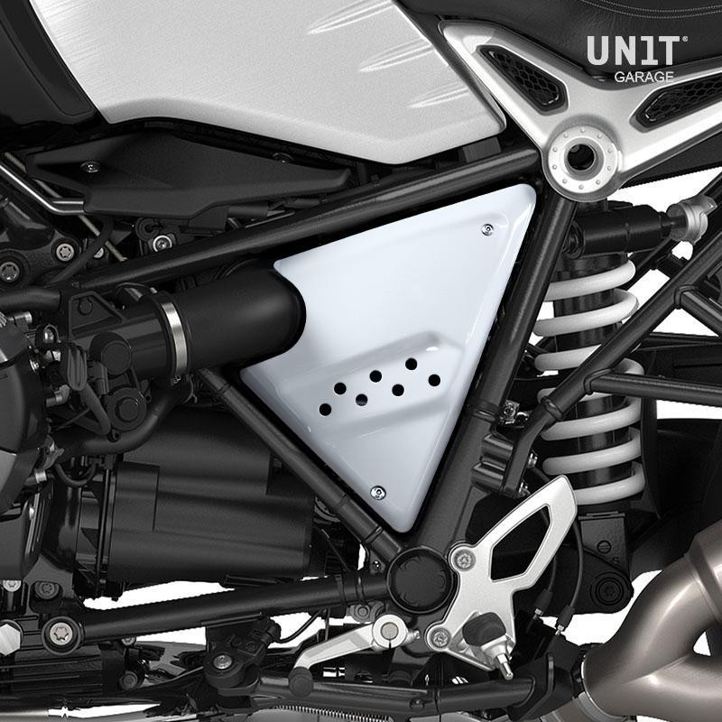 Side covers for the R nineT White Lightweight – L'atelier Bleu Motostore