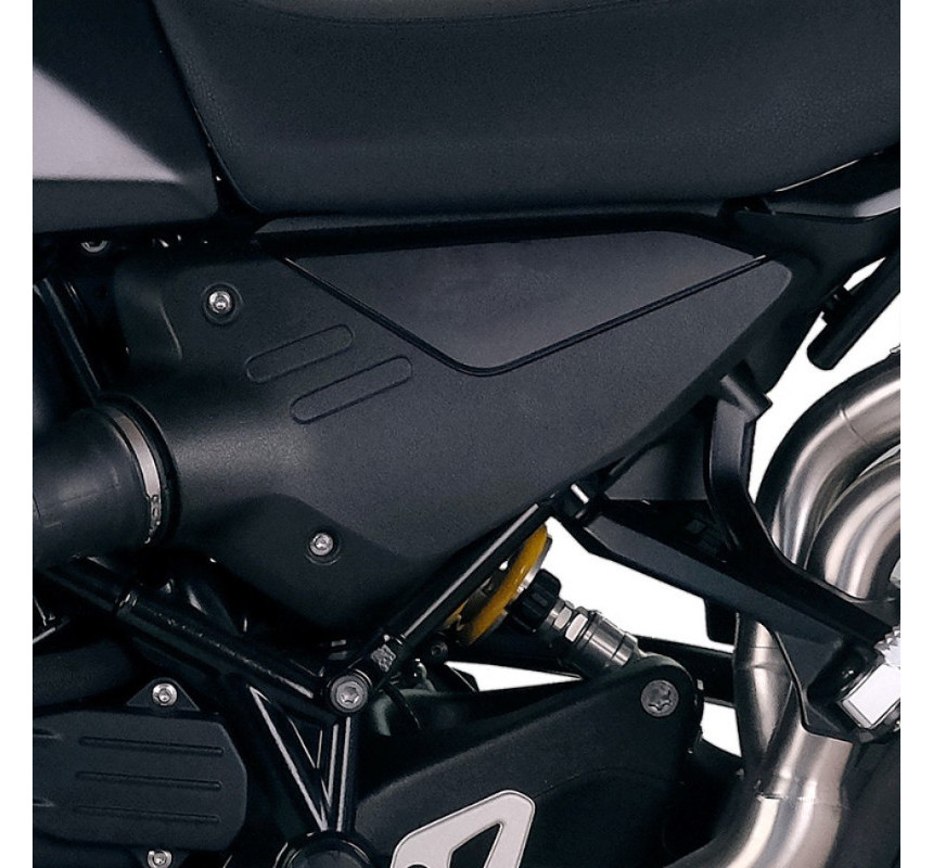 Genuine black side covers for the R 12 G/S (without) – L'atelier Bleu Motostore