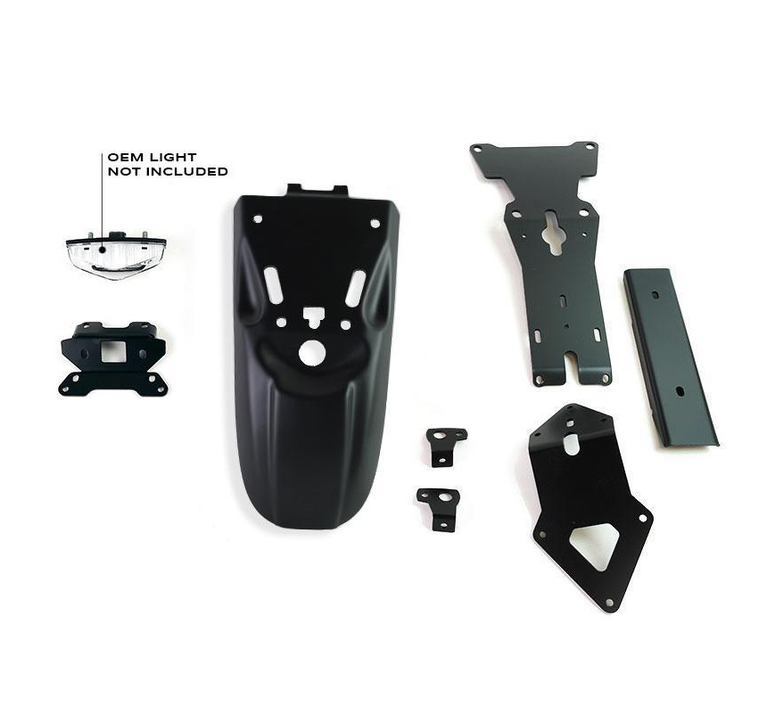 Enduro rear footrest for R nineT – Black – L'atelier Bleu Motostore