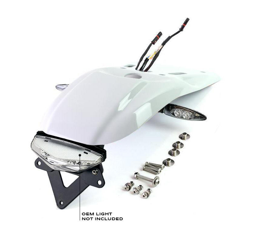 Boucle arrière Enduro pour R nineT Blanc Light wight - L'atelier Bleu Motostore