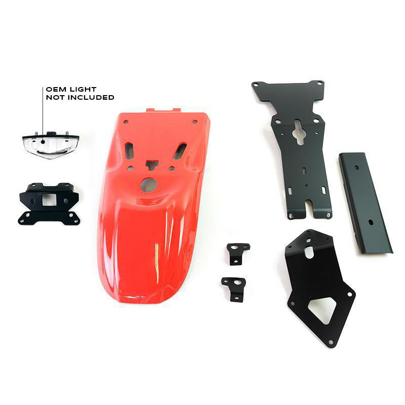 Enduro rear footrest for the R nineT Red - L'atelier Bleu Motostore