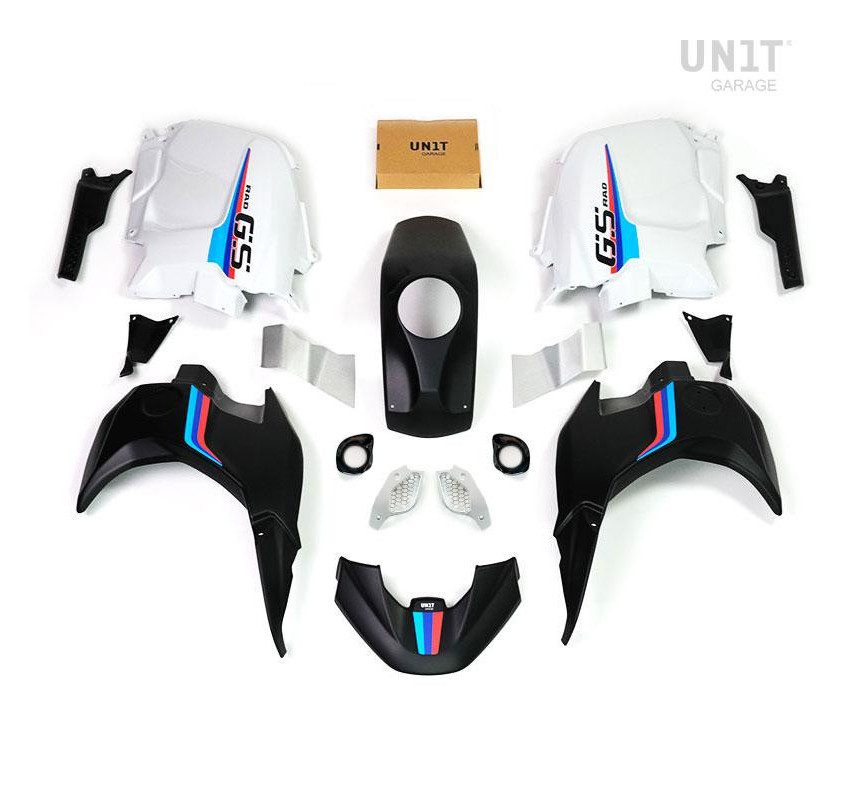 Kit RAD blanc pour R 1200GS et R 1250GS - L'atelier Bleu Motostore