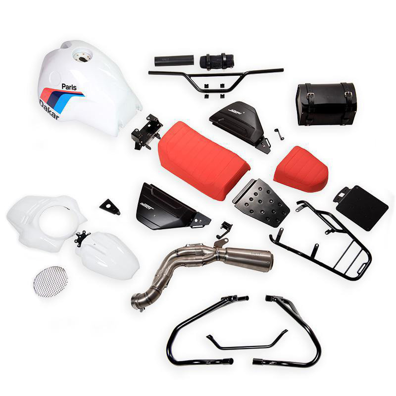 Kit Paris Dakar + accessoires pour R nineT - L'atelier Bleu Motostore