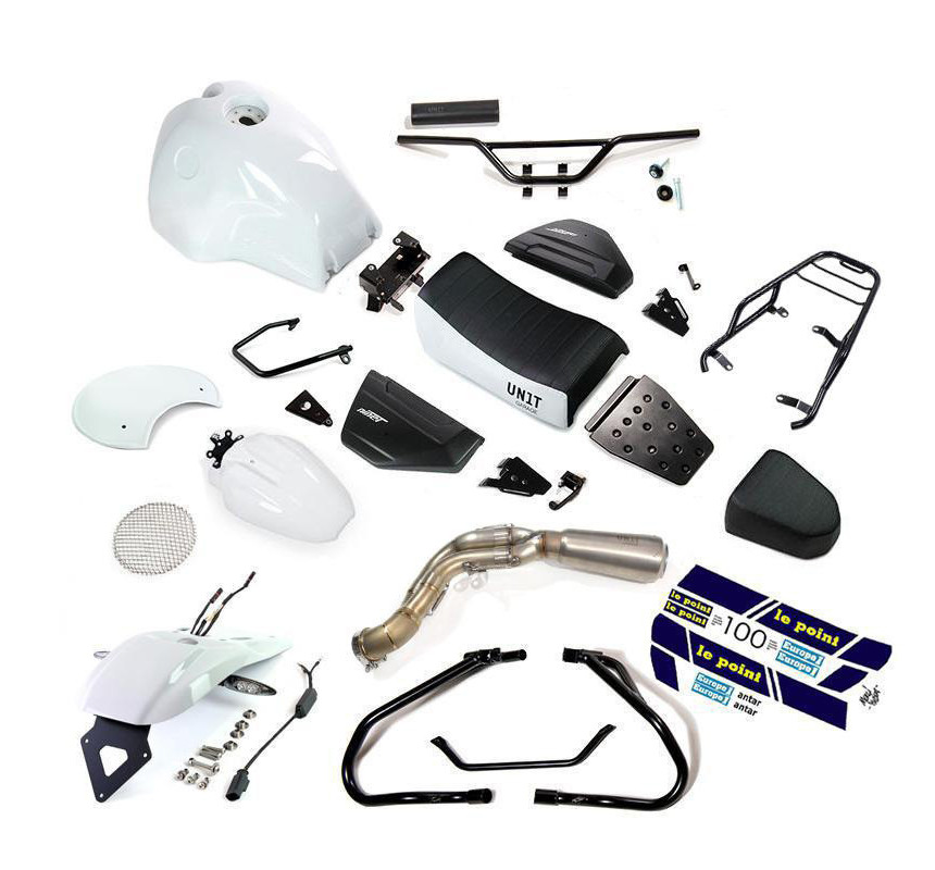 Kit Paris Dakar HA83 + accessoires pour R nineT - L'atelier Bleu Motostore