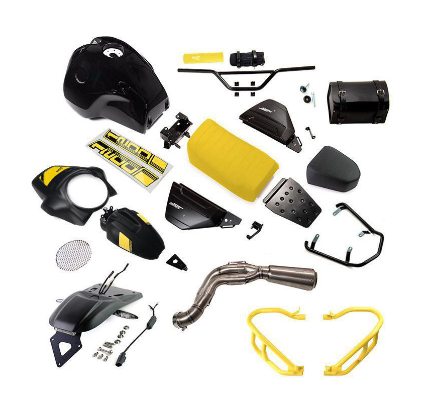 Paris-Dakar 40th Anniversary Kit + accessories for the R nineT – L'atelier Bleu Motostore