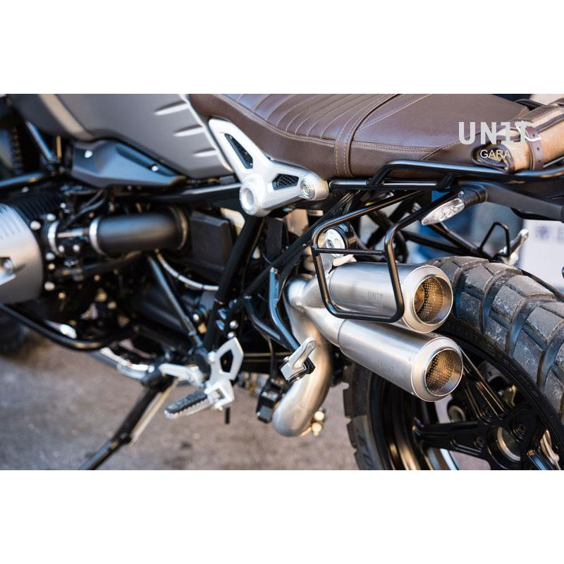 Canvas side panniers + mounts for the R nineT – L'atelier Bleu Motostore