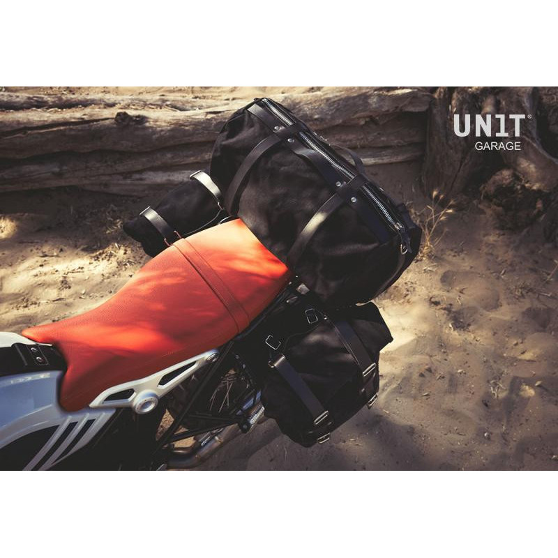  Sacoches latérales en toile + supports pour R nineT - L'atelier Bleu Motostore