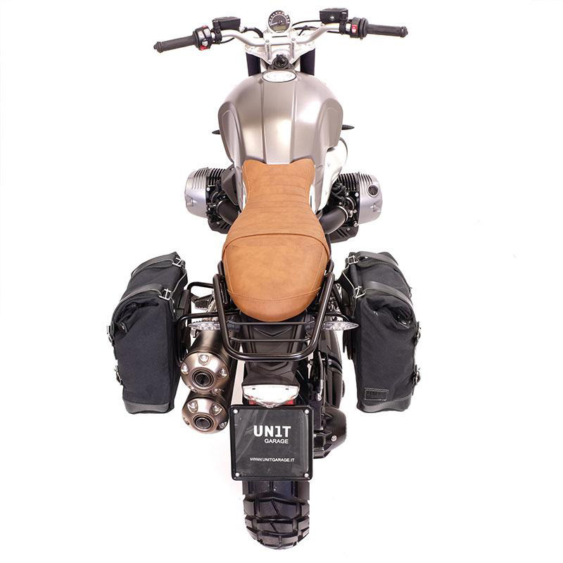  Sacoches latérales en toile + supports pour R nineT - L'atelier Bleu Motostore
